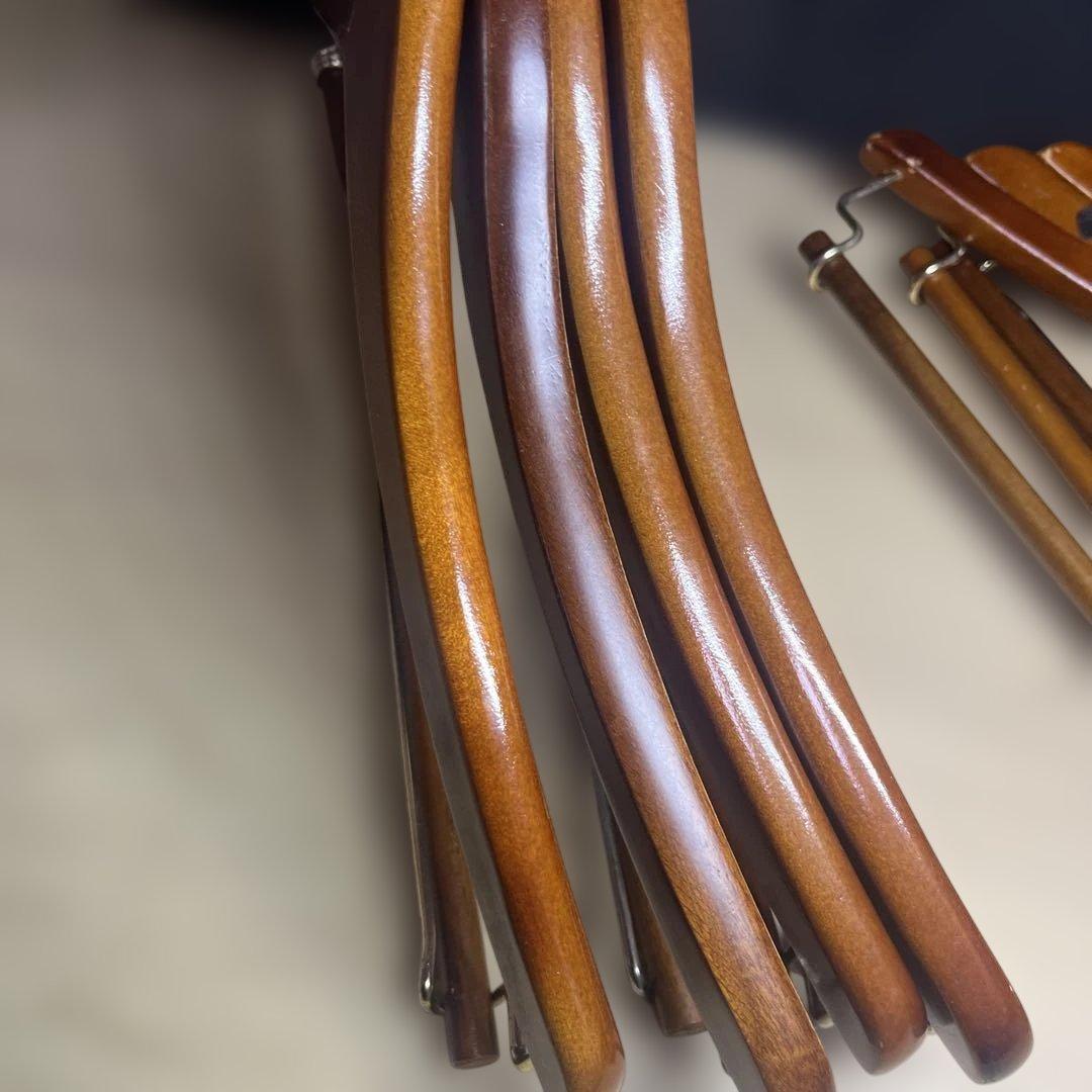 即配送！ビンテージ　ラルフローレン　ハンガー　6本　木製　polo ヴィンテージ