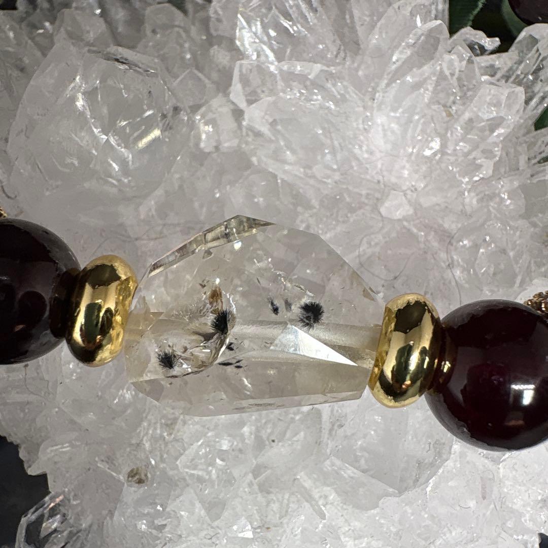 ＊みだきゆ様お取置き1/31＊ロマネサイトインシトリン（虹入り）　【良質】ガーネ