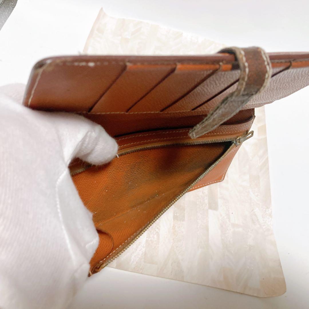 HERMES エルメス　べアンクラシック　折り財布　ブラウン　正規品　送料無料