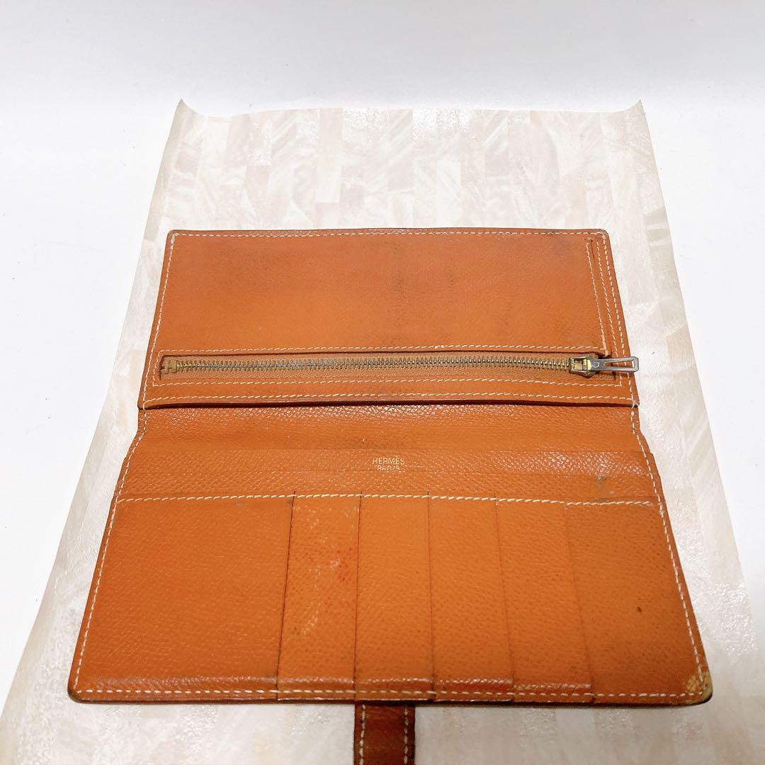 HERMES エルメス　べアンクラシック　折り財布　ブラウン　正規品　送料無料