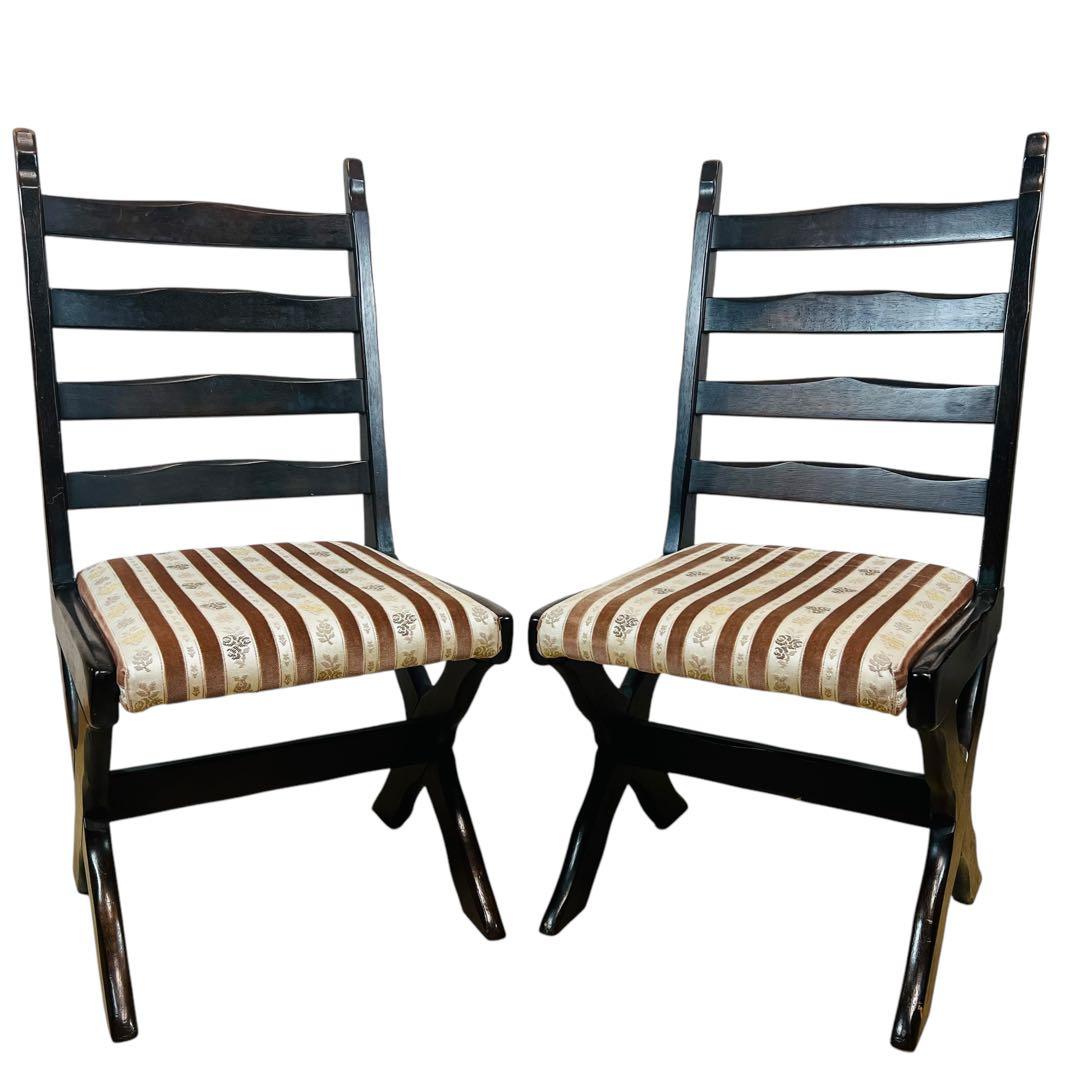 希少 オールド カリモク RUSTIC アンティーク チェア ..