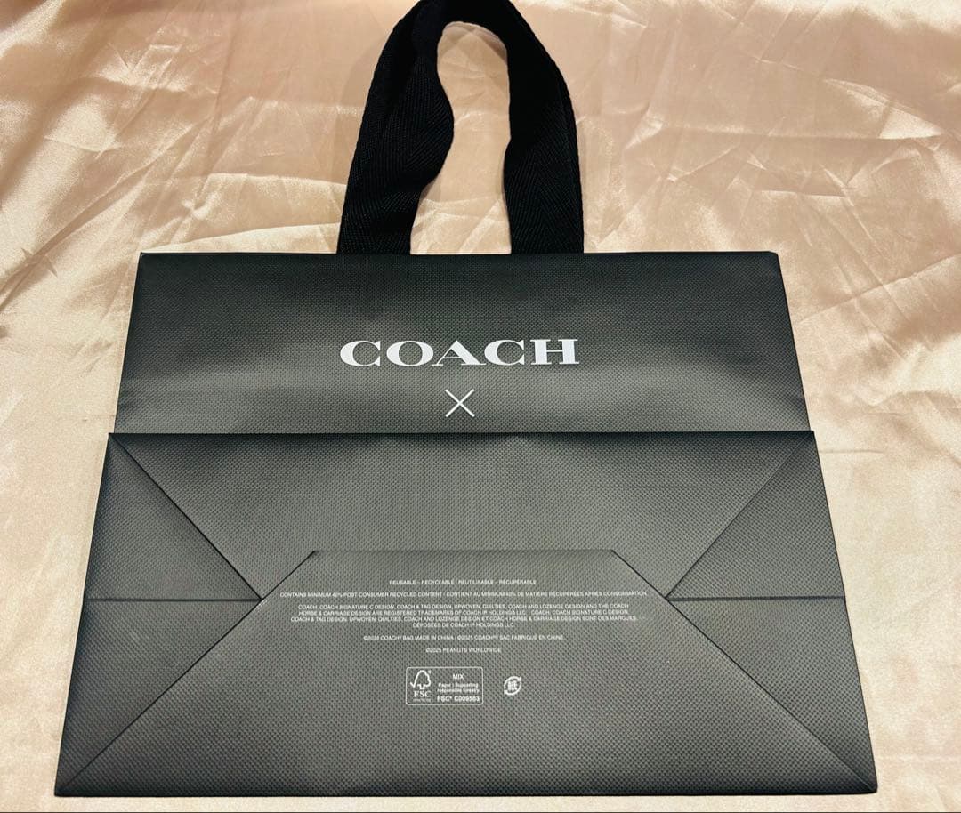 COACH コーチ スヌーピー キーケース ショッパー付き 新品未開封