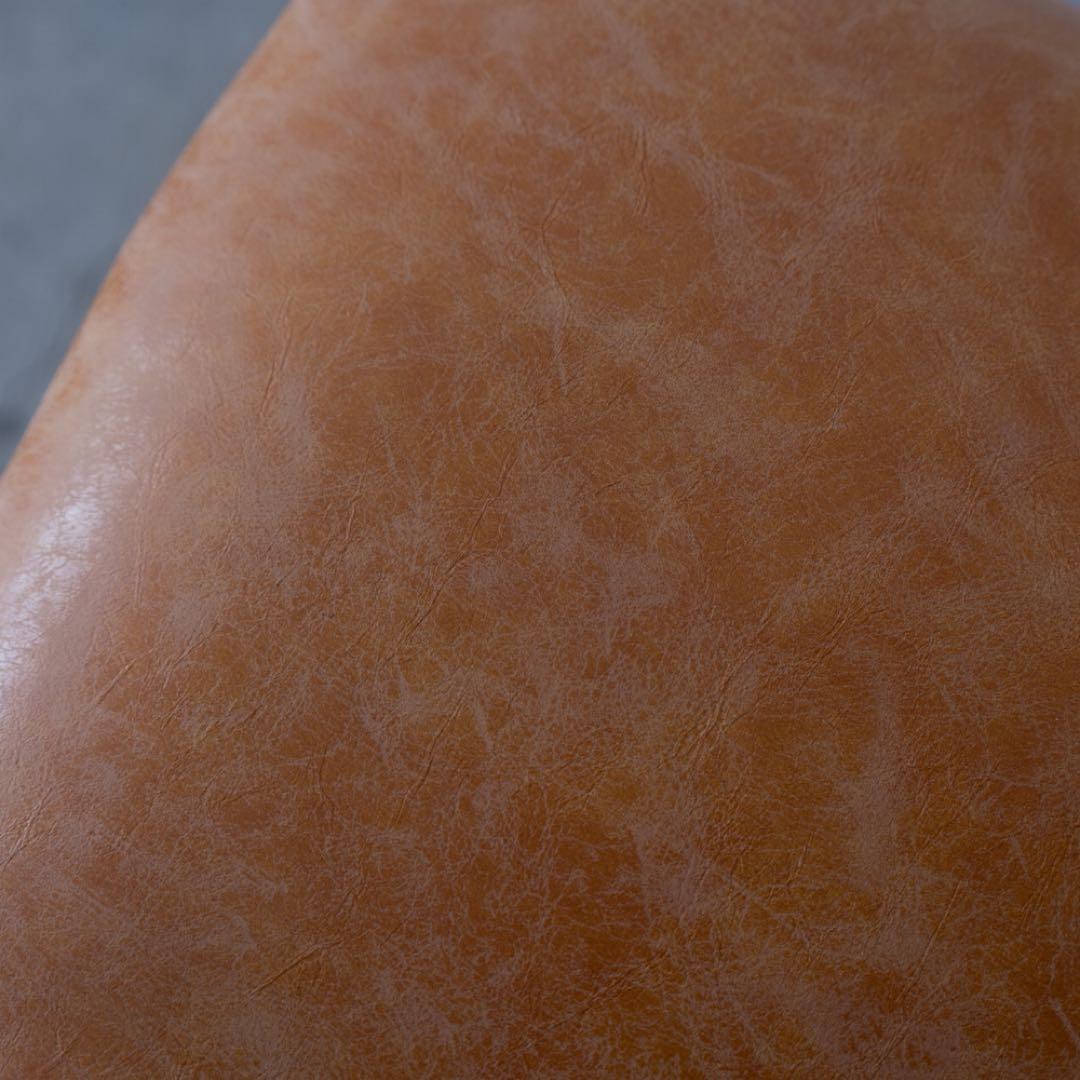 工業デザイン ダイニングチェア 黒と茶色