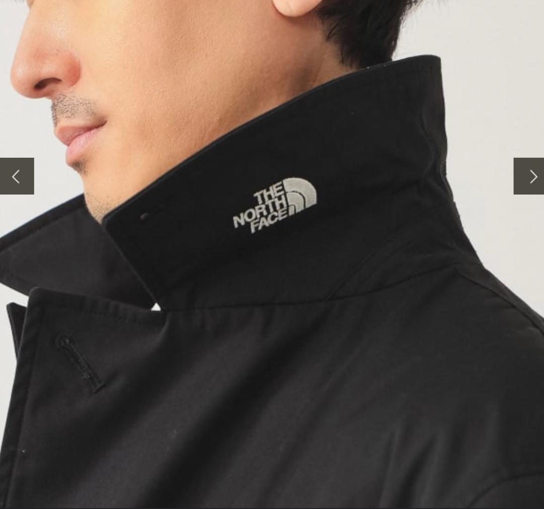 【ほぼ新品】Mサイズ ステンカラーコート パープル ナナミカ ノースフェイス