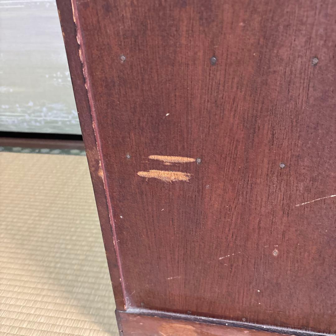 茶箪笥　木製レトロ茶道具棚