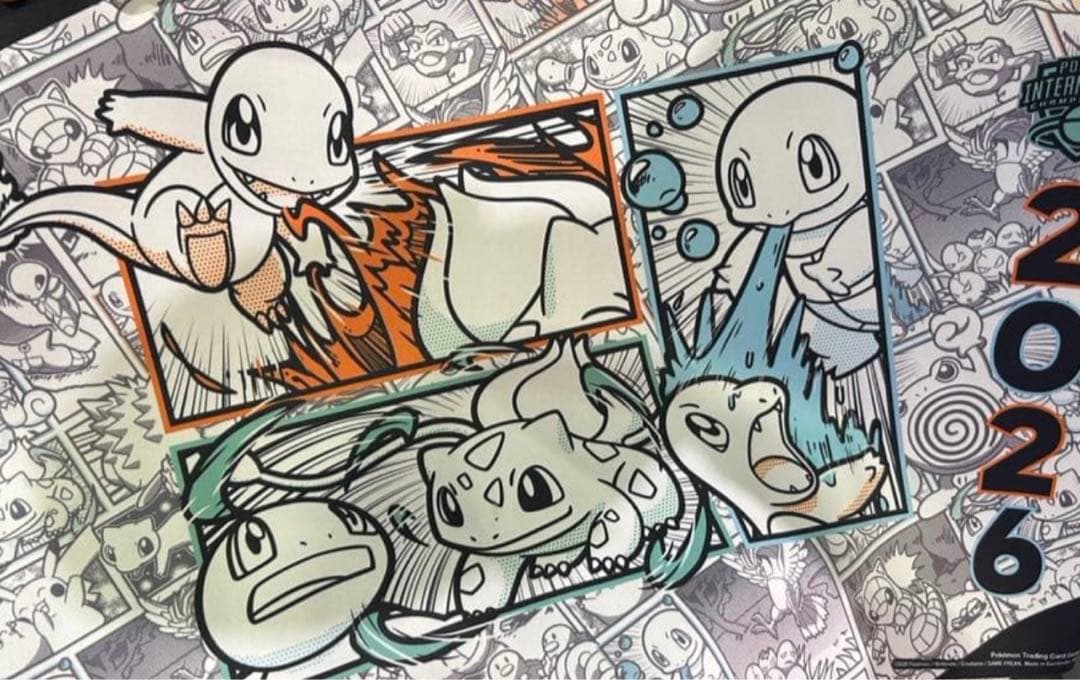 EUIC ロンドン ポケモンセンター限定 プレイマット 限定 御三家