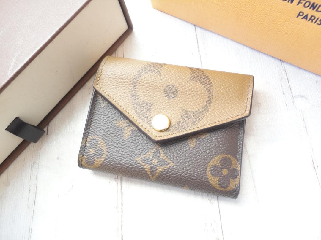 超美品★ヴィトン モノグラム ジャイアント【ポルトフォイユゾエ】財布★C38