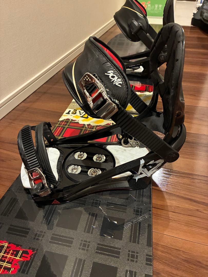 スノーボード　ROSSINOL ビンディング、スノボブーツ等４点セット