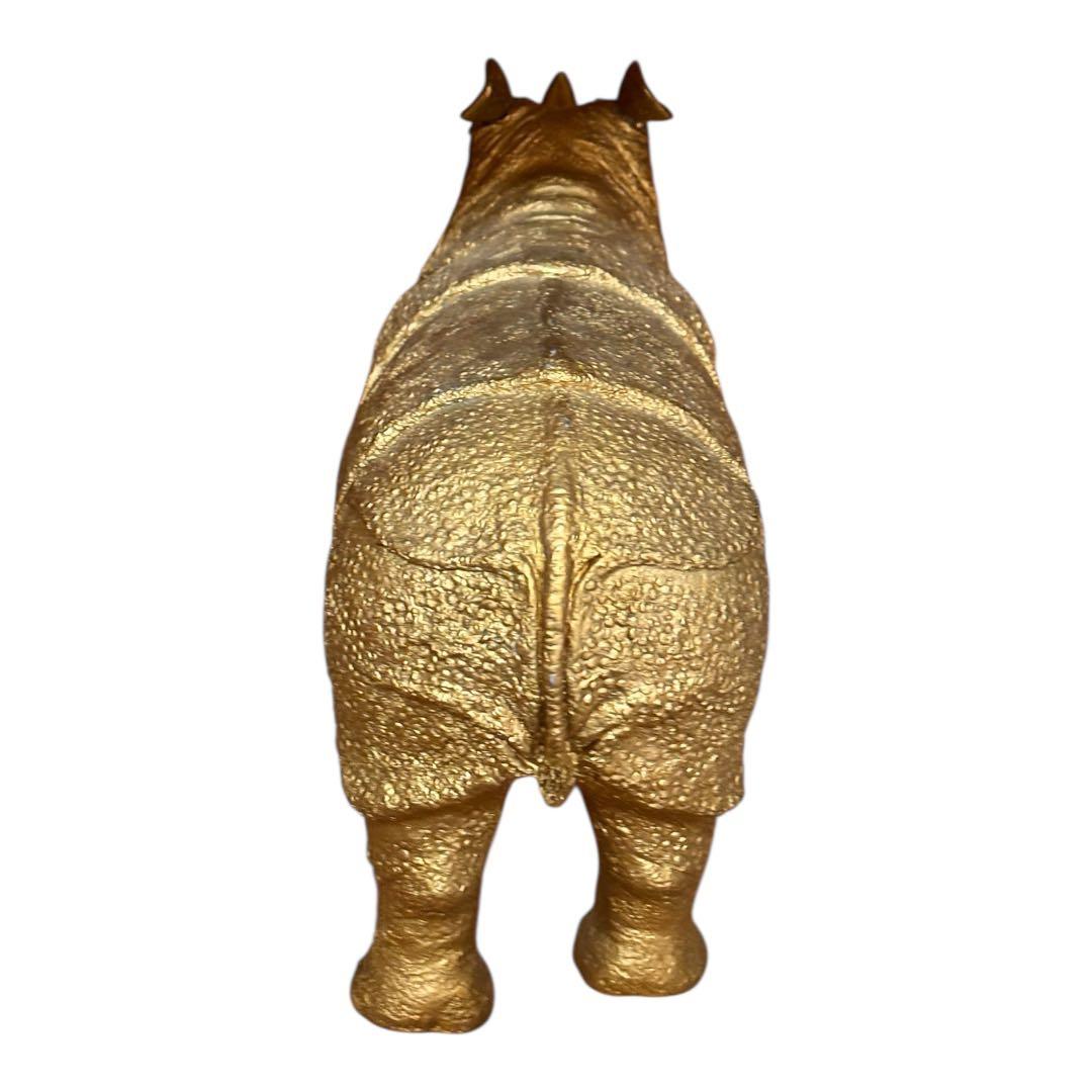 franc franc ideacoのカバとサイのゴールド置物