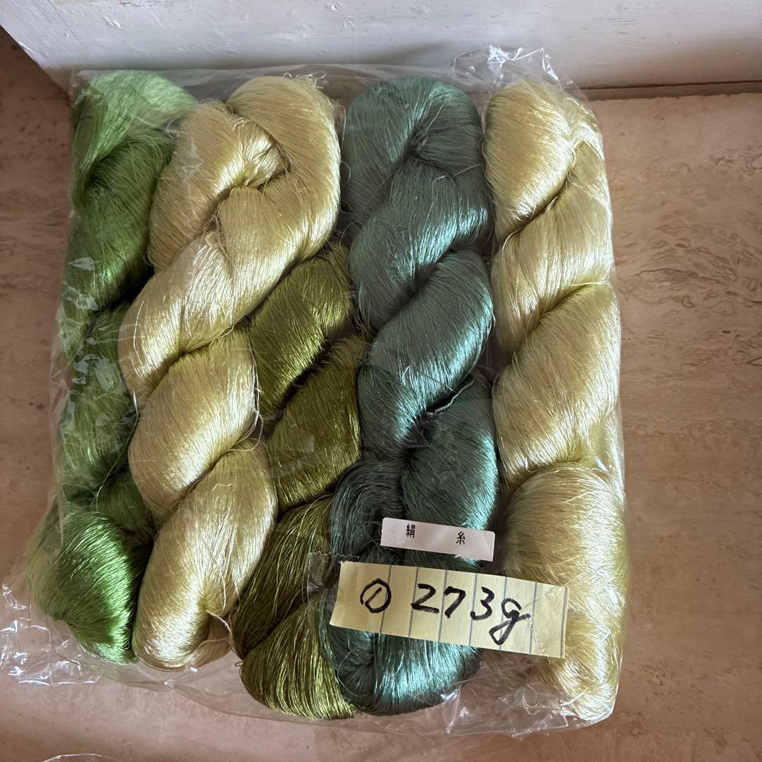 織物用絹糸です