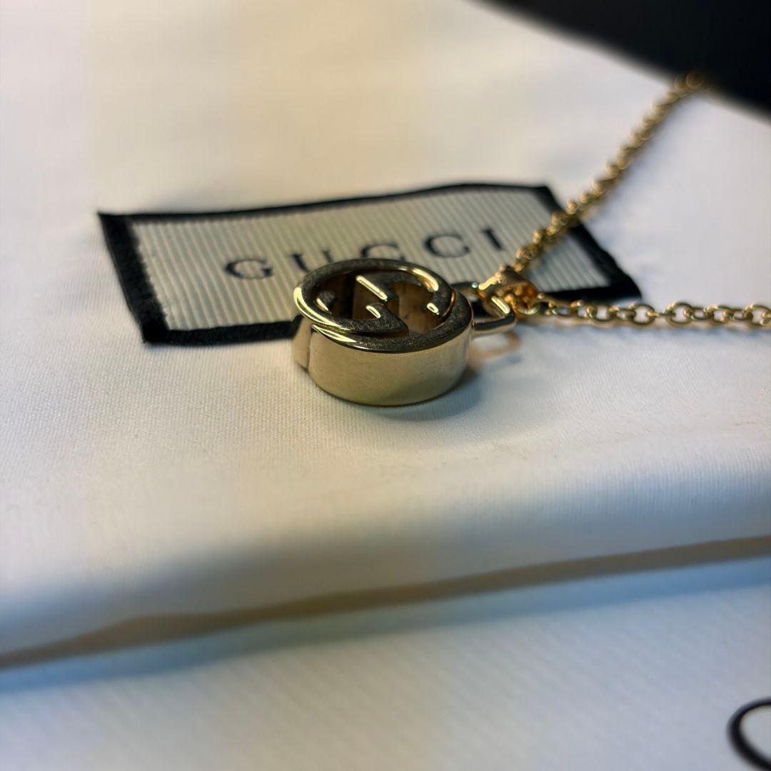 【美品】GUCCI グッチ チャーム&ネックレス ゴールド