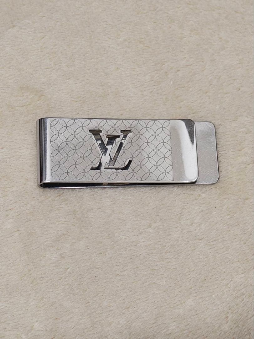 ルイヴィトン ROUIS VUITTON マネークリップ シルバー シャンゼリゼ