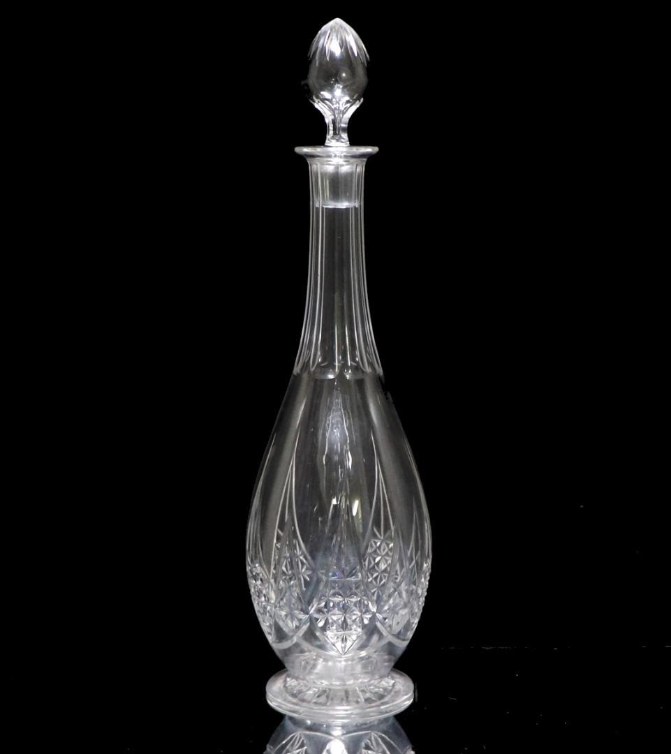 オールド・バカラ 希少廃盤 エプロン 大型デカンタ 40cm 切子 デキャンタ