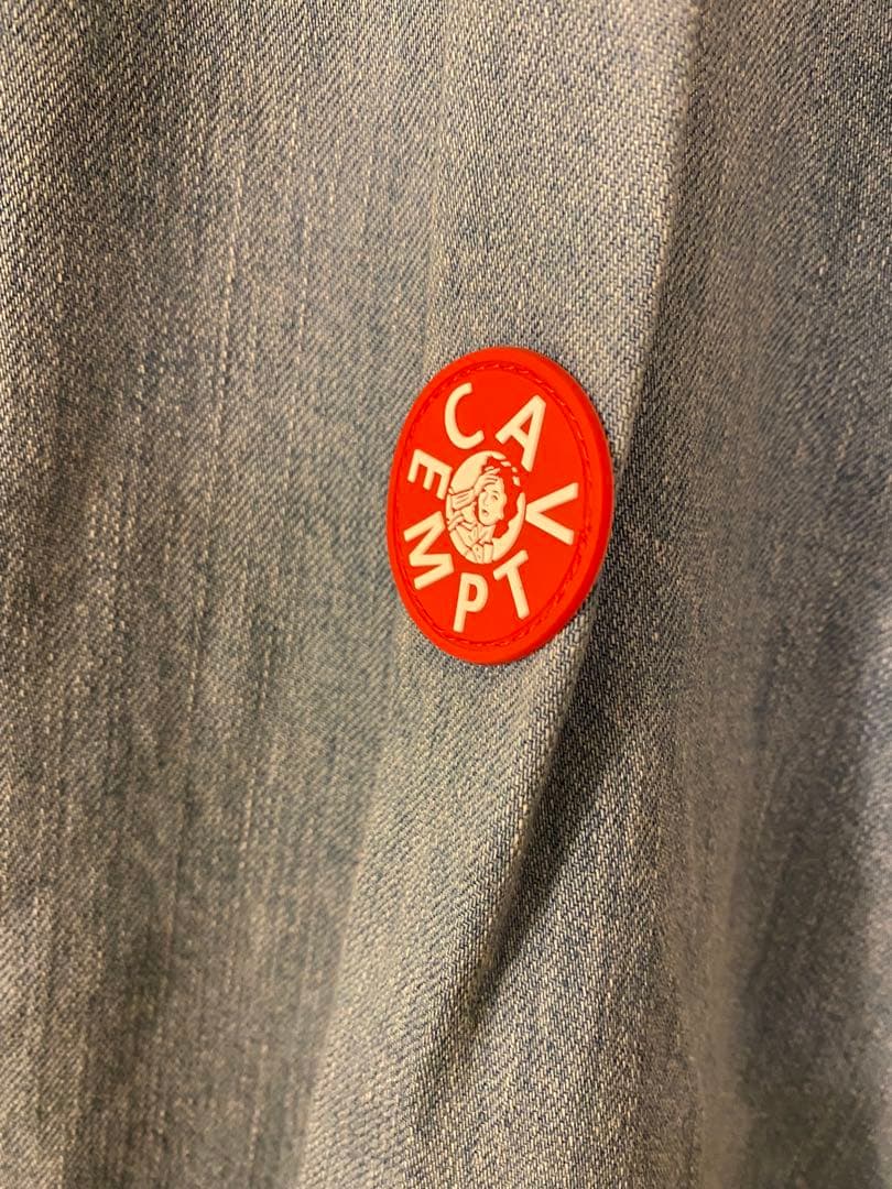 CAV EMPT デニムブルー ハーフジップ