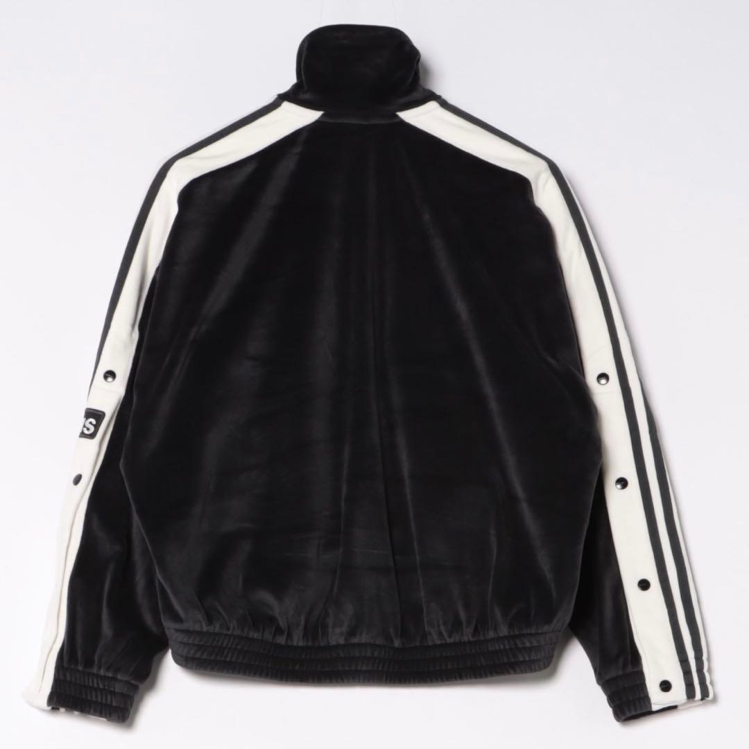 新品S⭐️adidasアディブレイク ベロア トラックトップ ブラック 重盛さと美