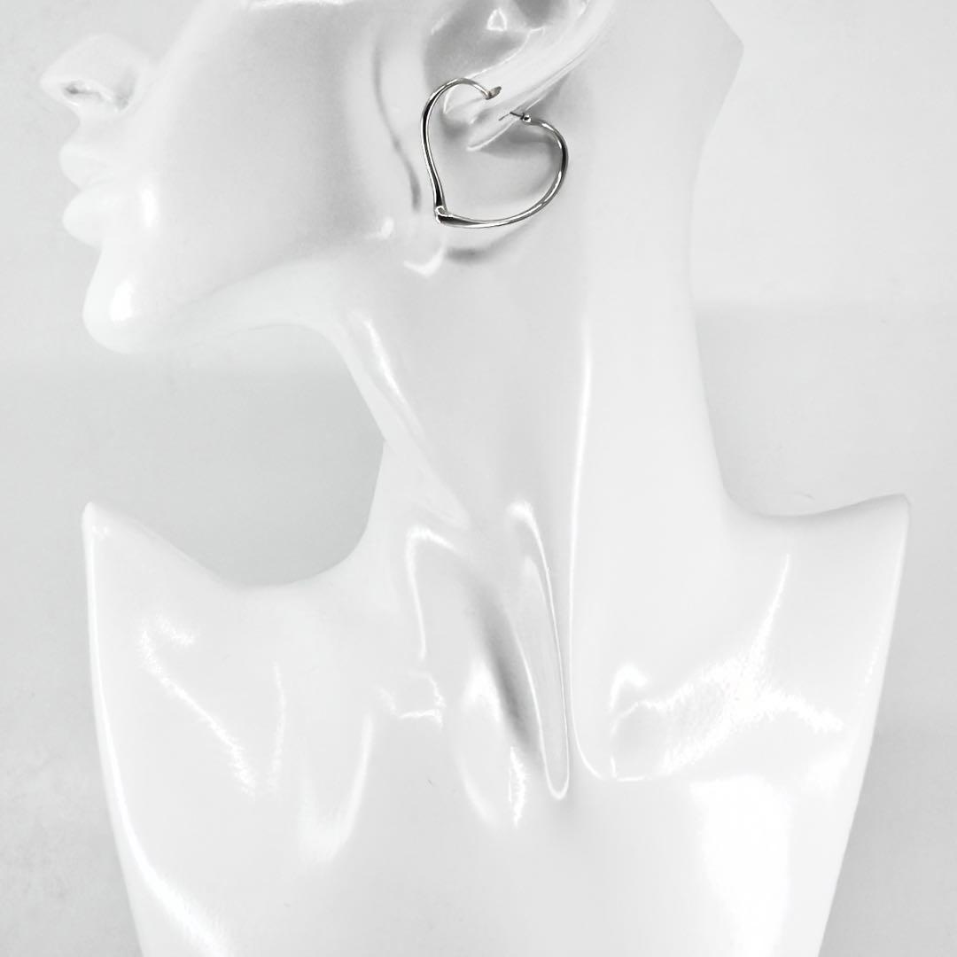 TIFFANY＆Co. ティファニー オープンハート フープ ピアス Ag925