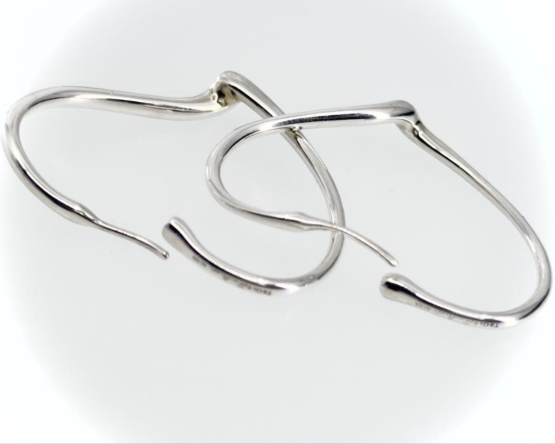 TIFFANY＆Co. ティファニー オープンハート フープ ピアス Ag925