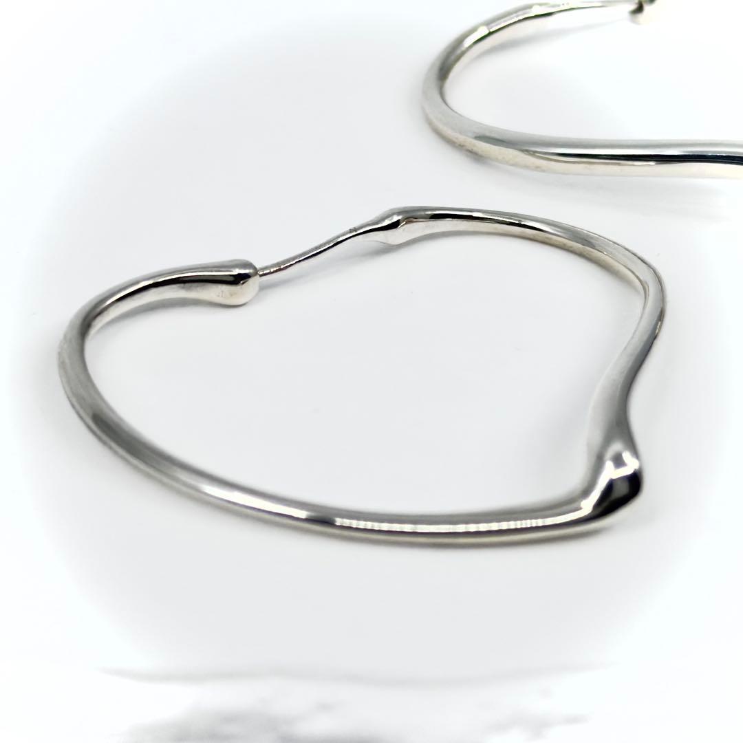 TIFFANY＆Co. ティファニー オープンハート フープ ピアス Ag925