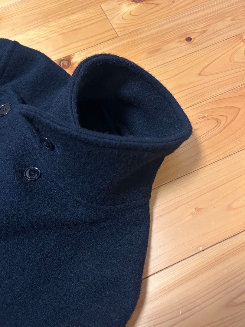 LEMAIRE　WRAP COAT　BLACK　CO184 LF615