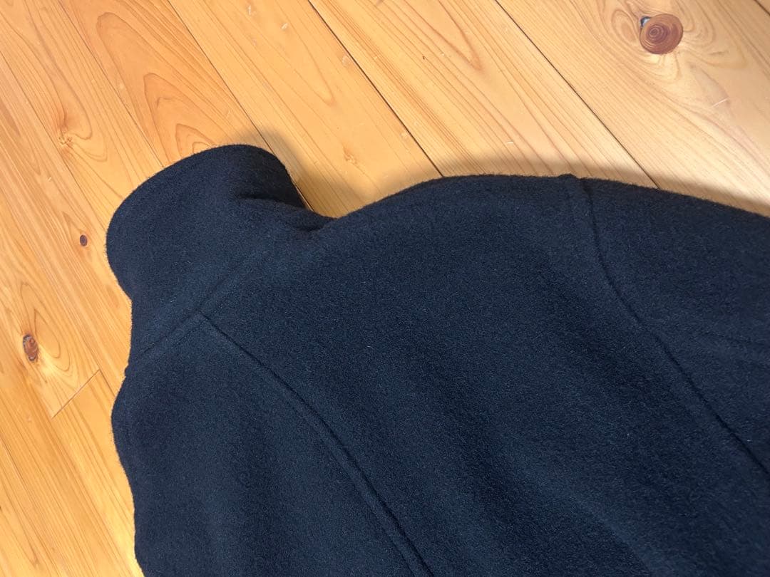 LEMAIRE　WRAP COAT　BLACK　CO184 LF615