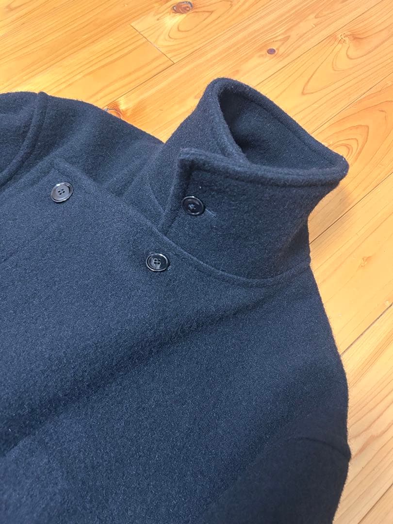 LEMAIRE　WRAP COAT　BLACK　CO184 LF615