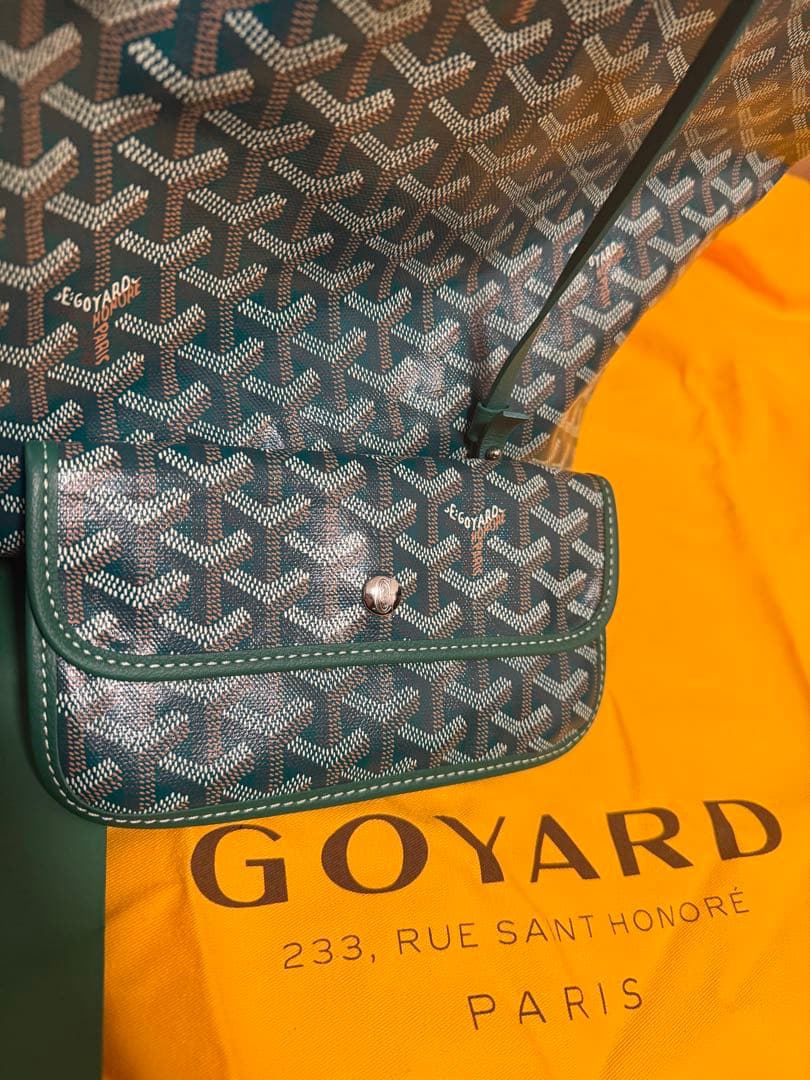 GOYARD ゴヤール サンルイGM バッグ トートバッグ グリーン