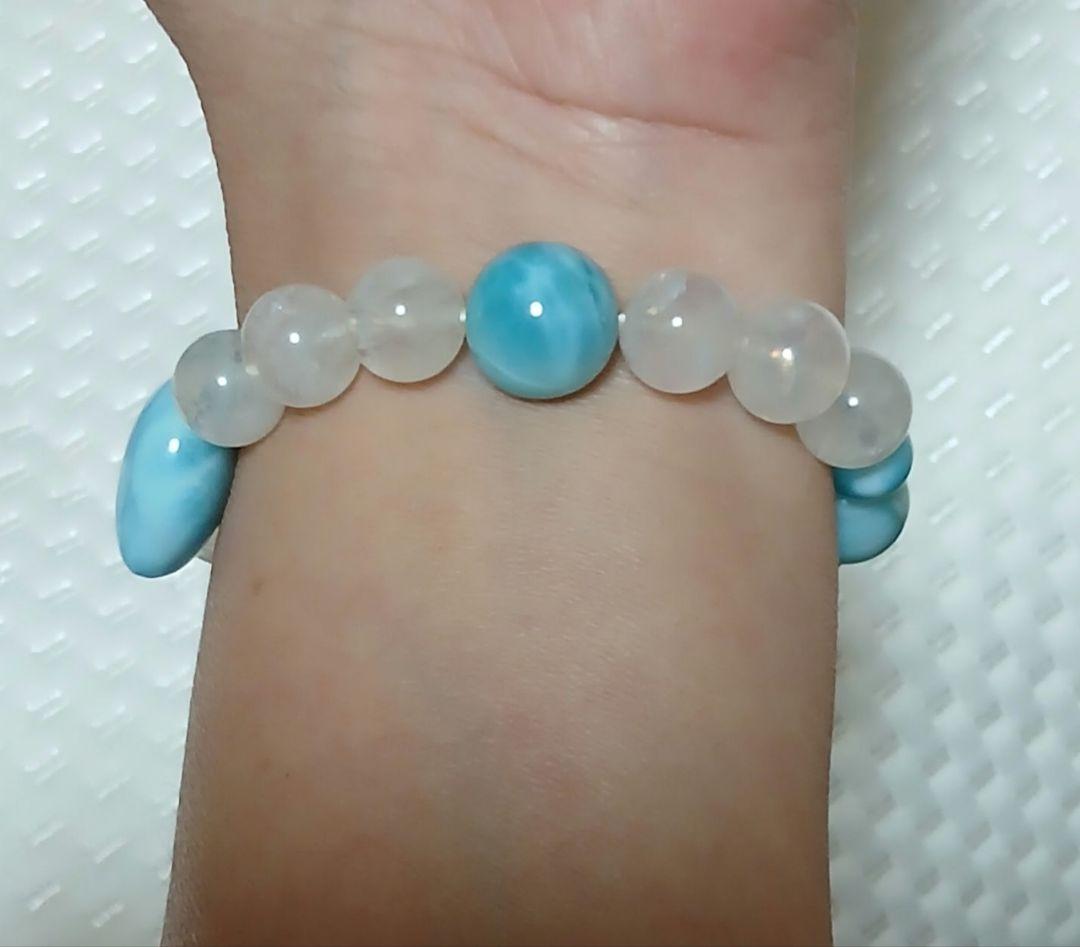 ぴ*け様 ラリマー　ブレスレット