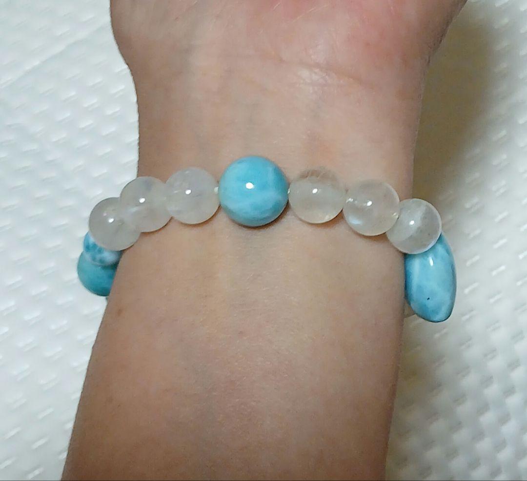 ぴ*け様 ラリマー　ブレスレット