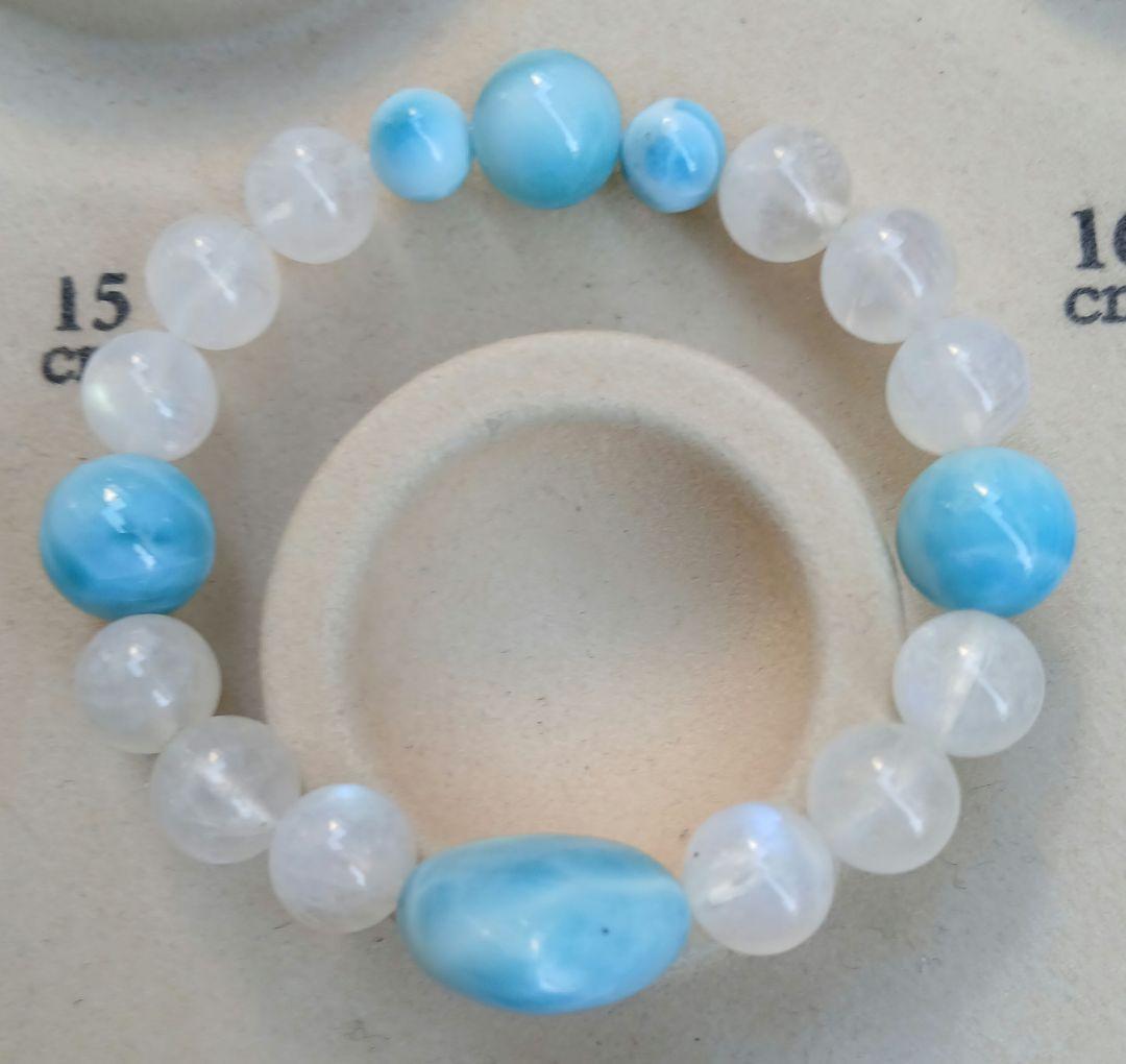 ぴ*け様 ラリマー　ブレスレット