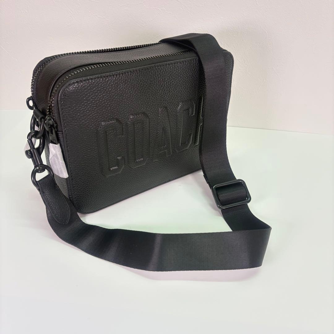 【COACH】 タグ有り チャーター クロスボディ バッグ 24 ブラック