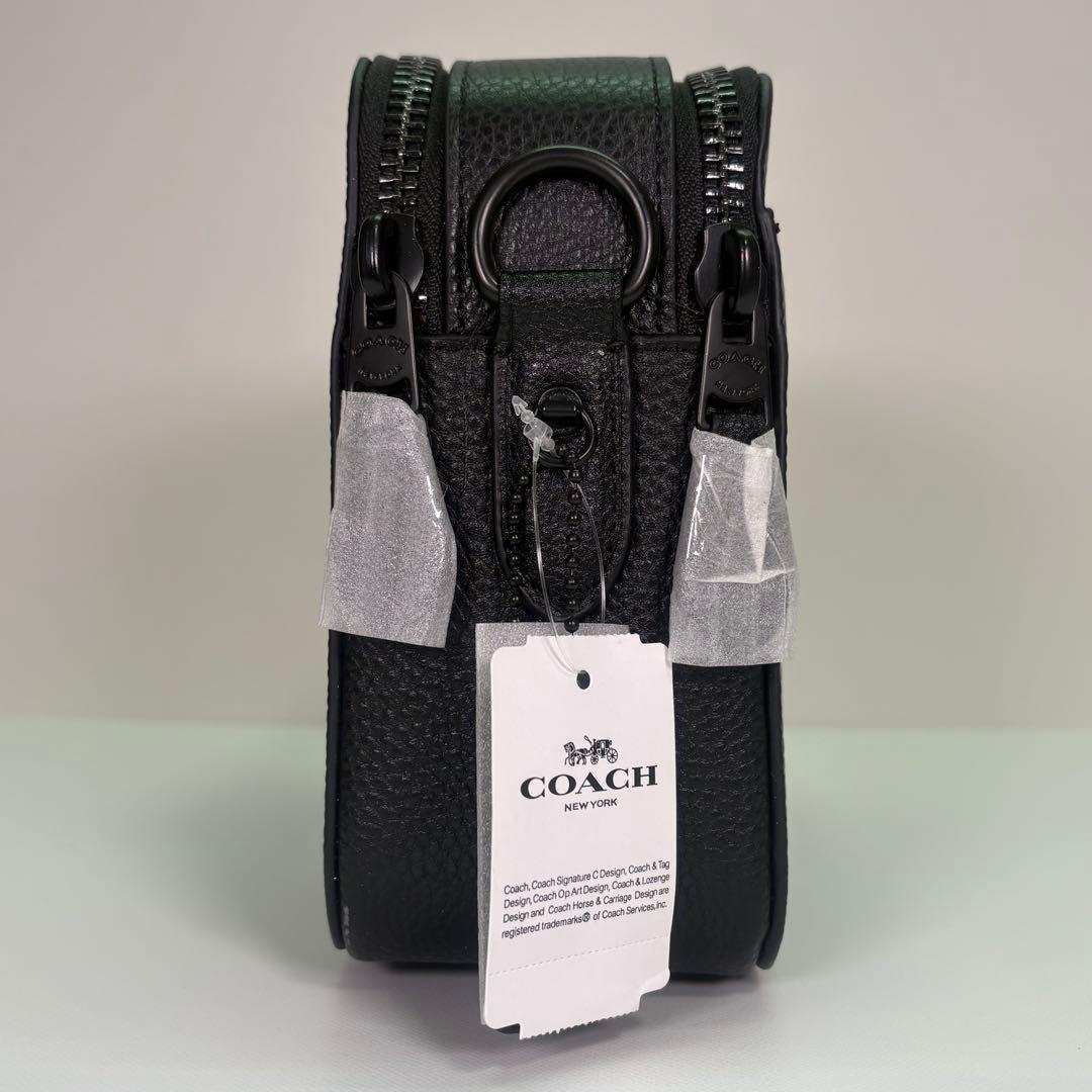 【COACH】 タグ有り チャーター クロスボディ バッグ 24 ブラック
