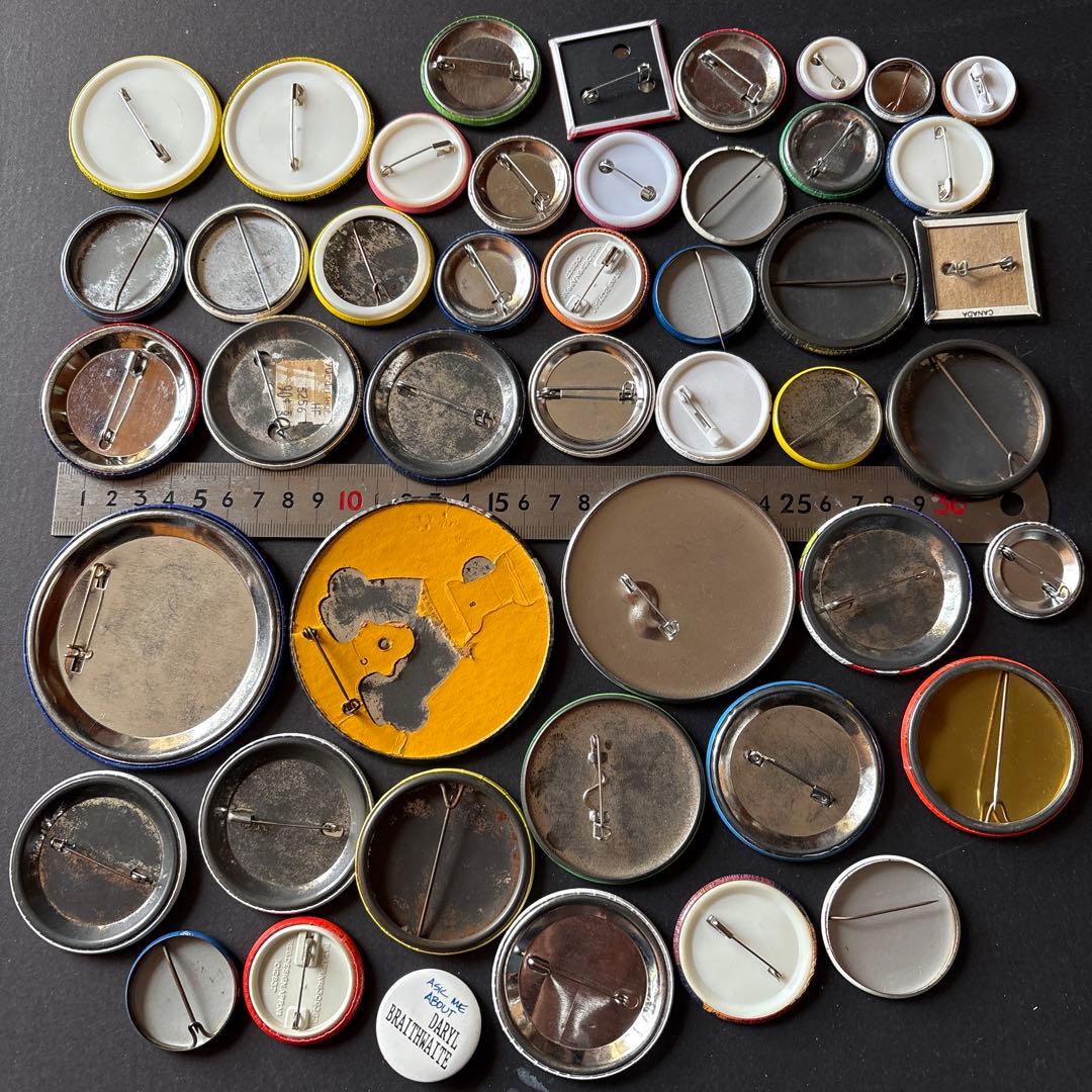 ヴィンテージ缶バッジ300個OVER ／US／UK VINTAGE