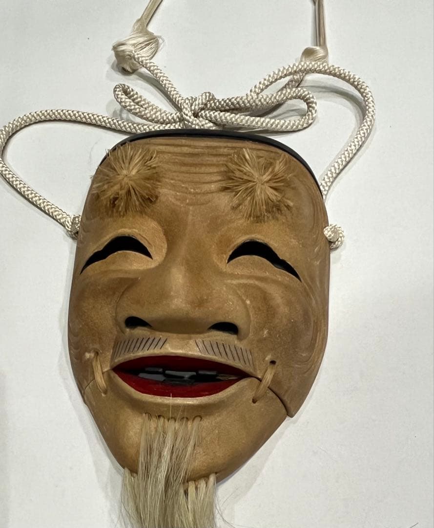 能面　箱付き　在名有り