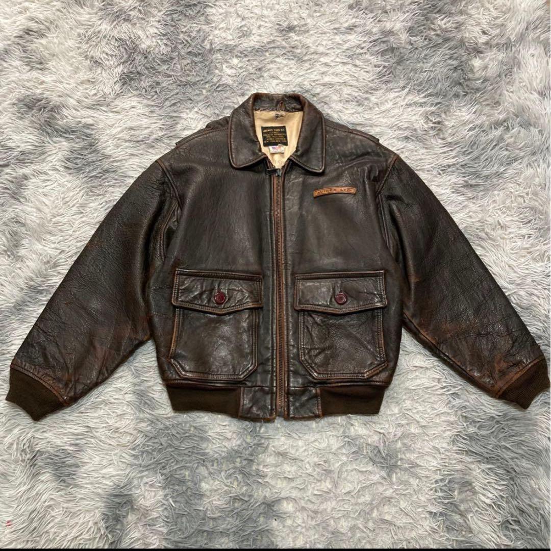 【希少品】90's AVIREX G-1 フライトジャケット USA製
