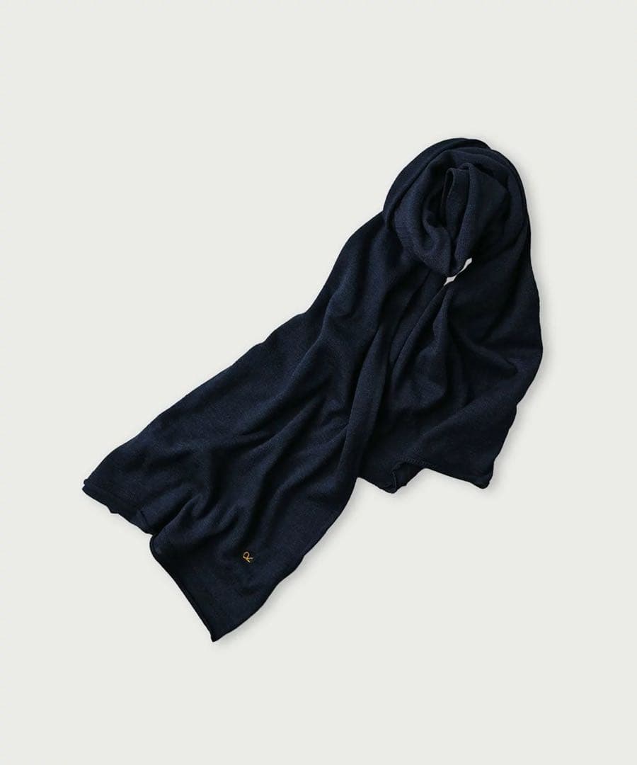 未使用⭐︎45R 超ガーゼのマフラー(インディゴ)