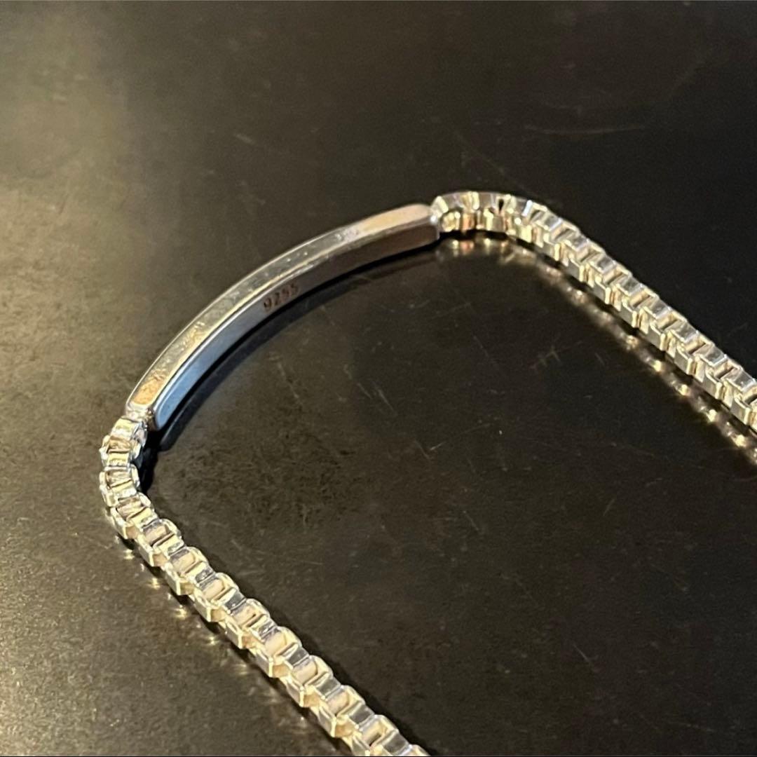 SILVER925 CHAIN ID BRACELET/シルバー/ブレスレット