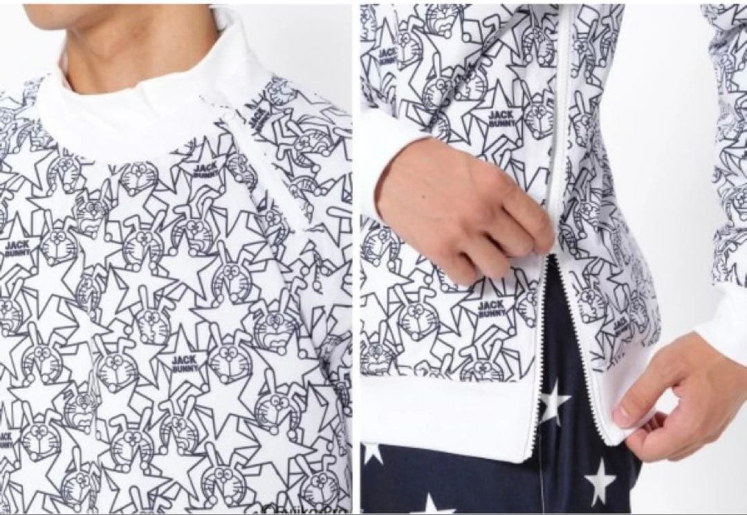 新品 ジャックバニー ドラえもん ラミネートタフタ中綿スニードジャック6 LL白