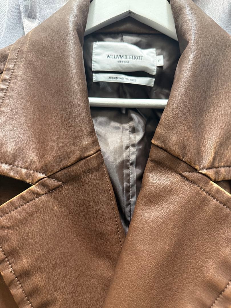 ごぶ【WILLIAM B.ELIOTT】フェイクレザーフェードジャケット
