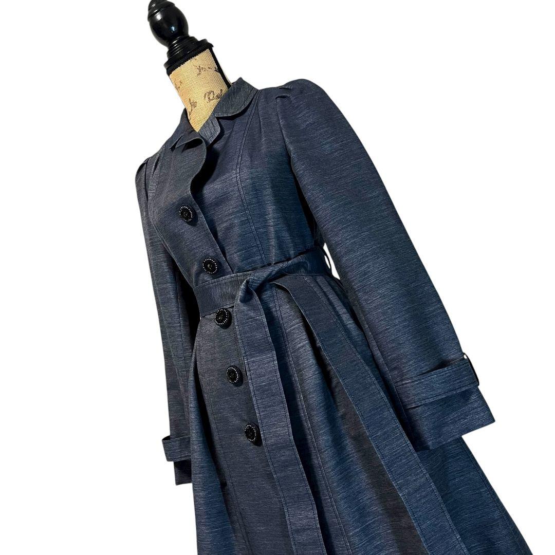 【新品】【40】TO BE CHIC デニム風 コート レディース