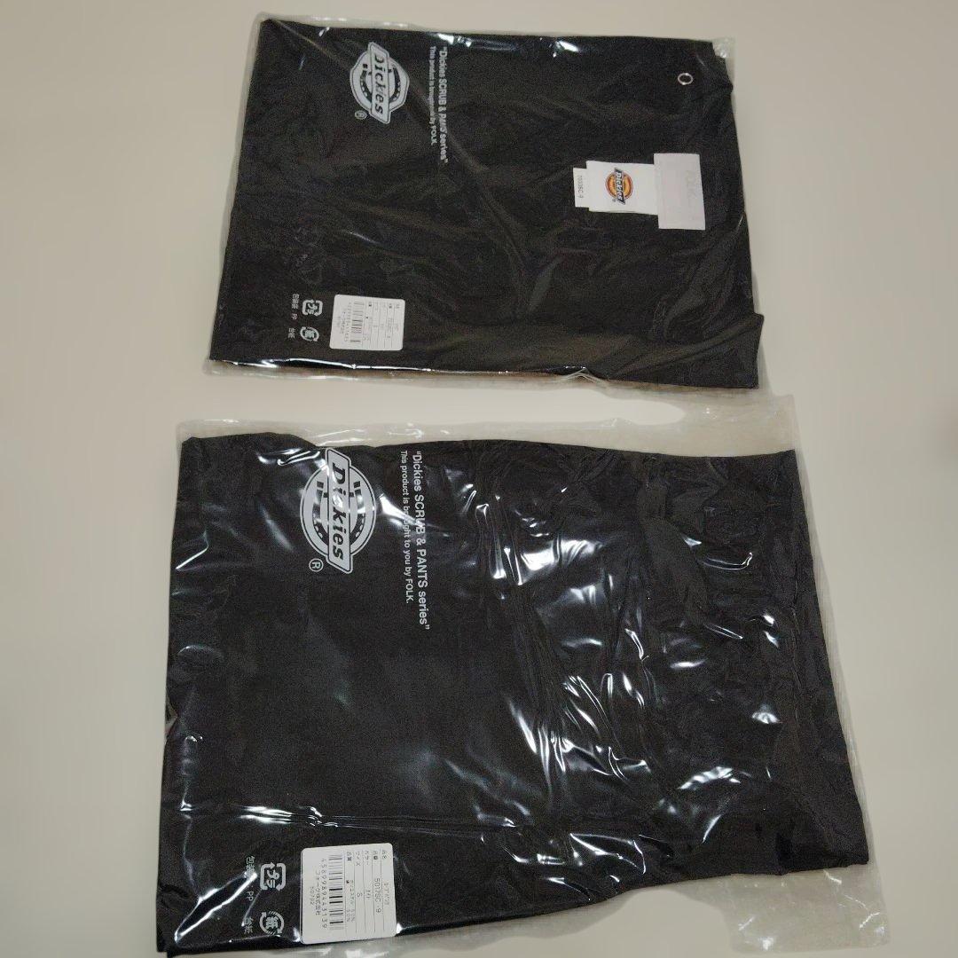 dickies スクラブ　s ナイト上下　ネイビーセット