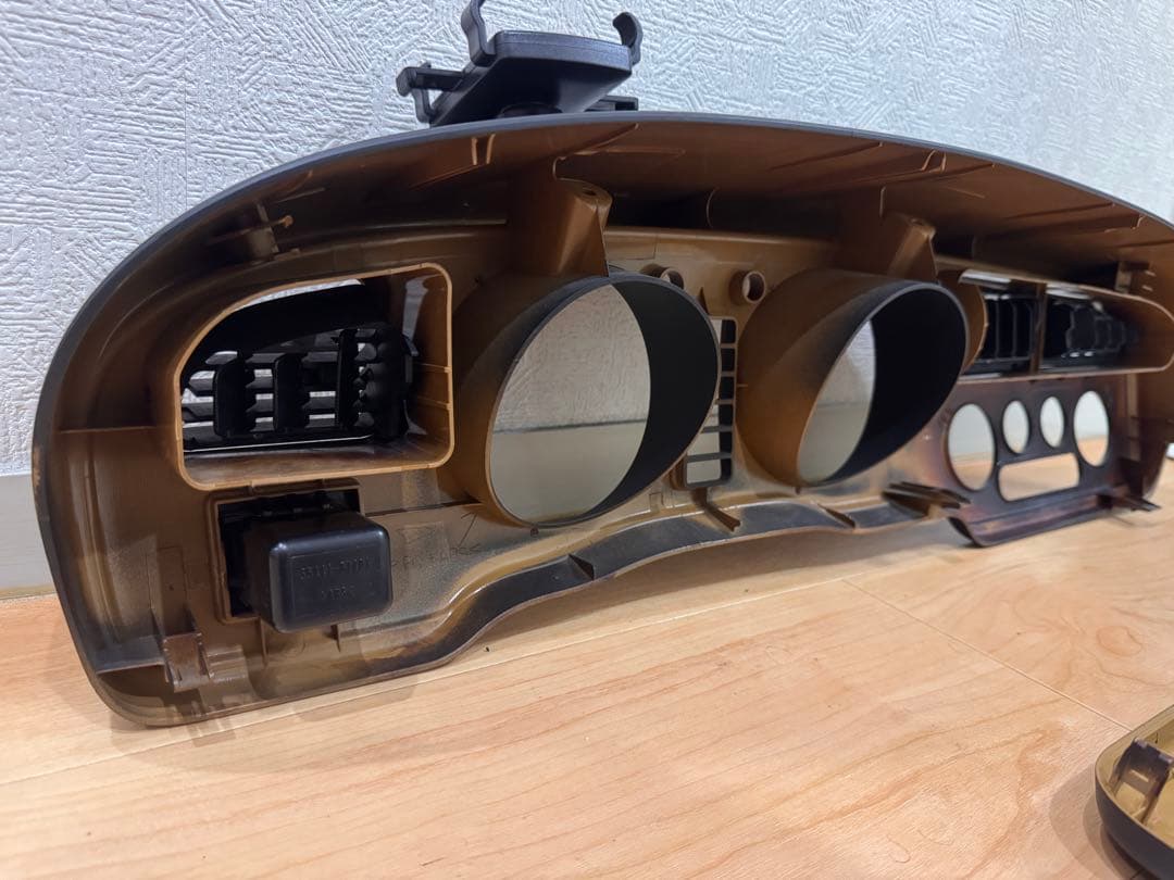 ダイハツ　ミラジーノL700S オーディオパネル　スピードメーターパネル ウッド