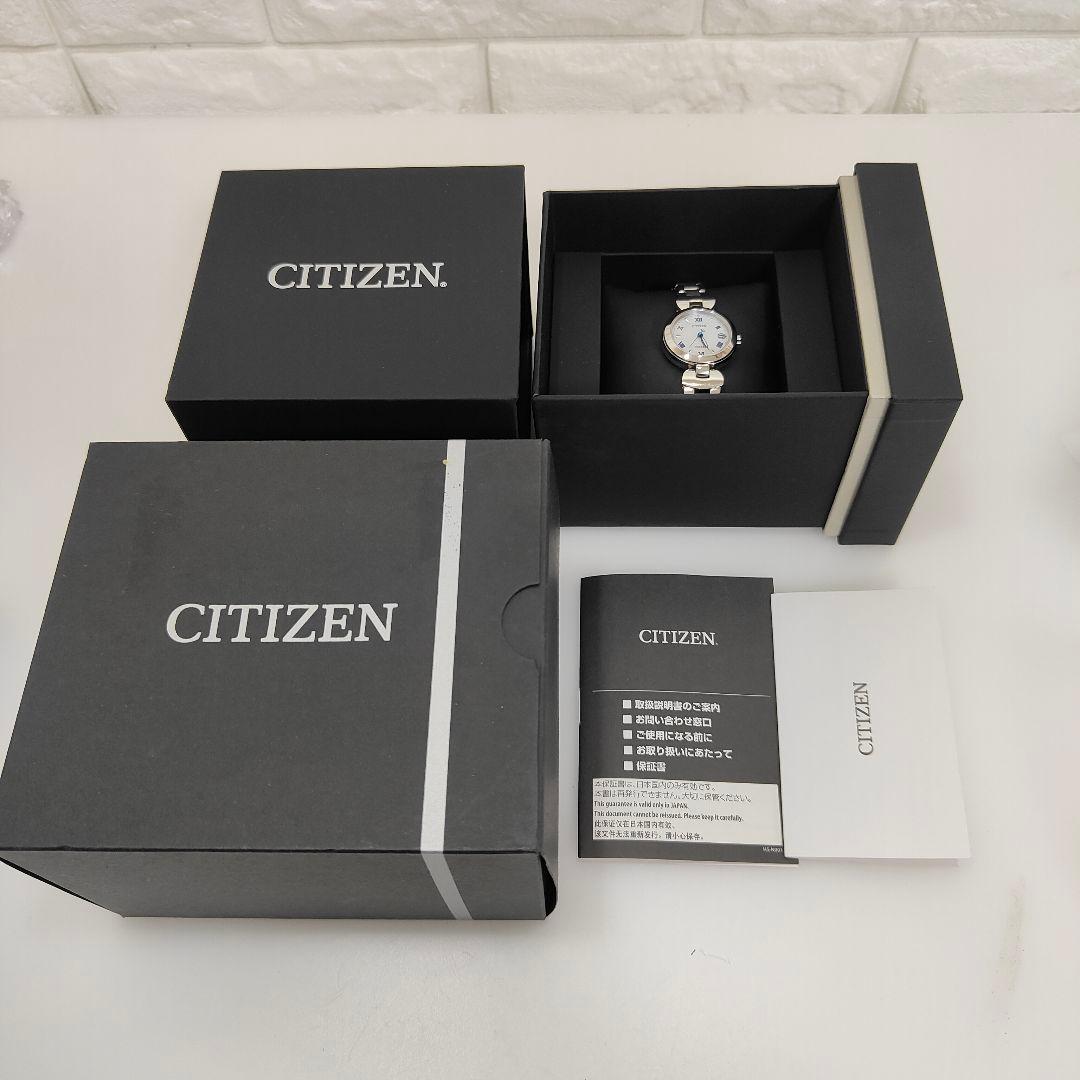 EXCEED シチズン ES9420-58A エコドライブ チタン 白蝶貝