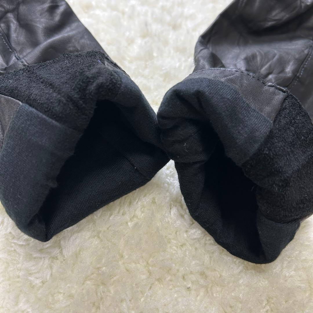 未使用品✨sisii ウォッシャブル レザー　ライダース ジャケット　黒