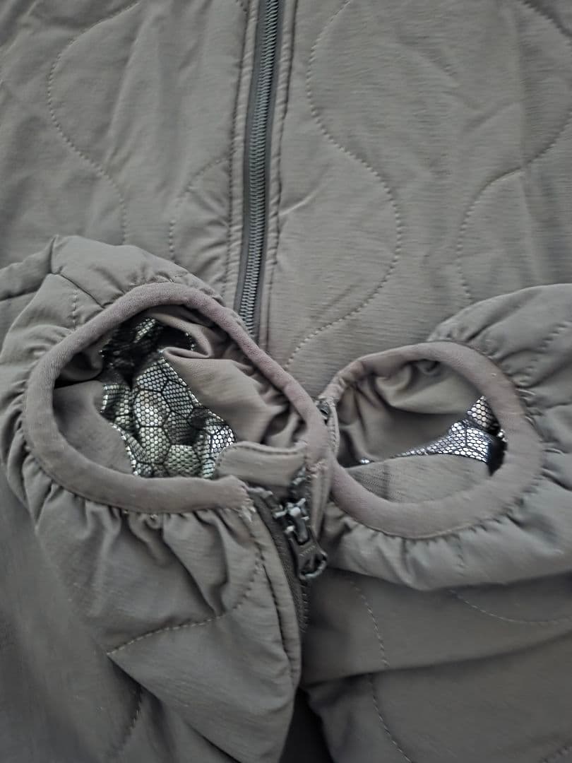 着る寝袋モモンガ4 チャコール　ルームソックス付き