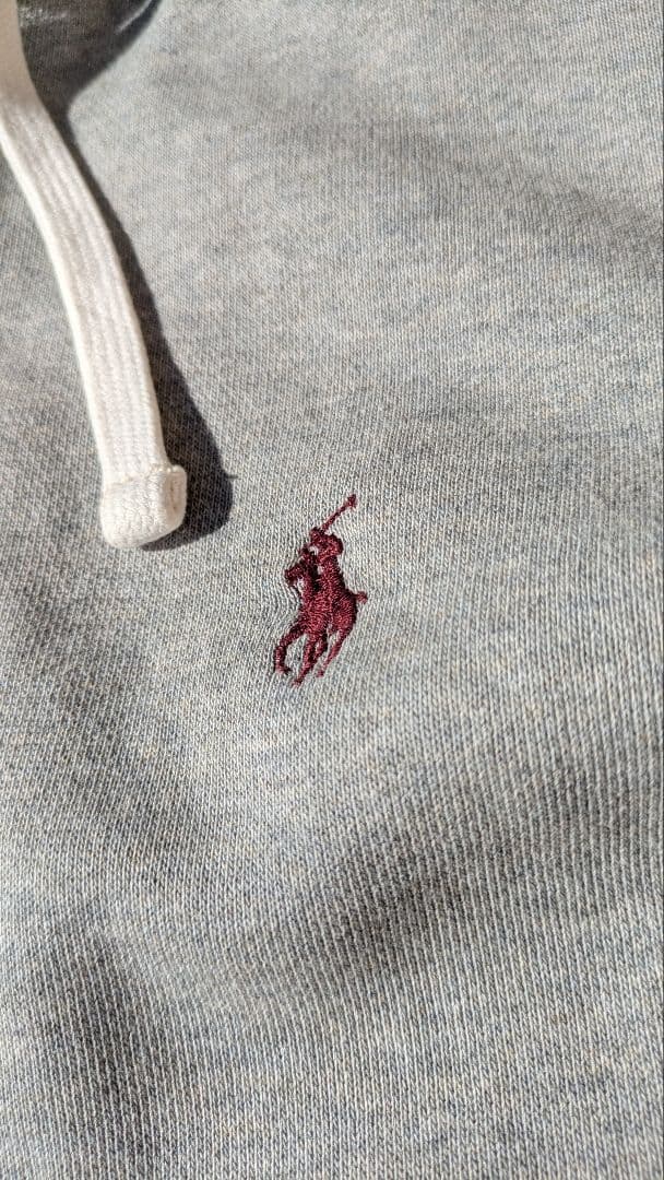 90s Ralph Lauren zip Foodie グレー フード裏サーマル