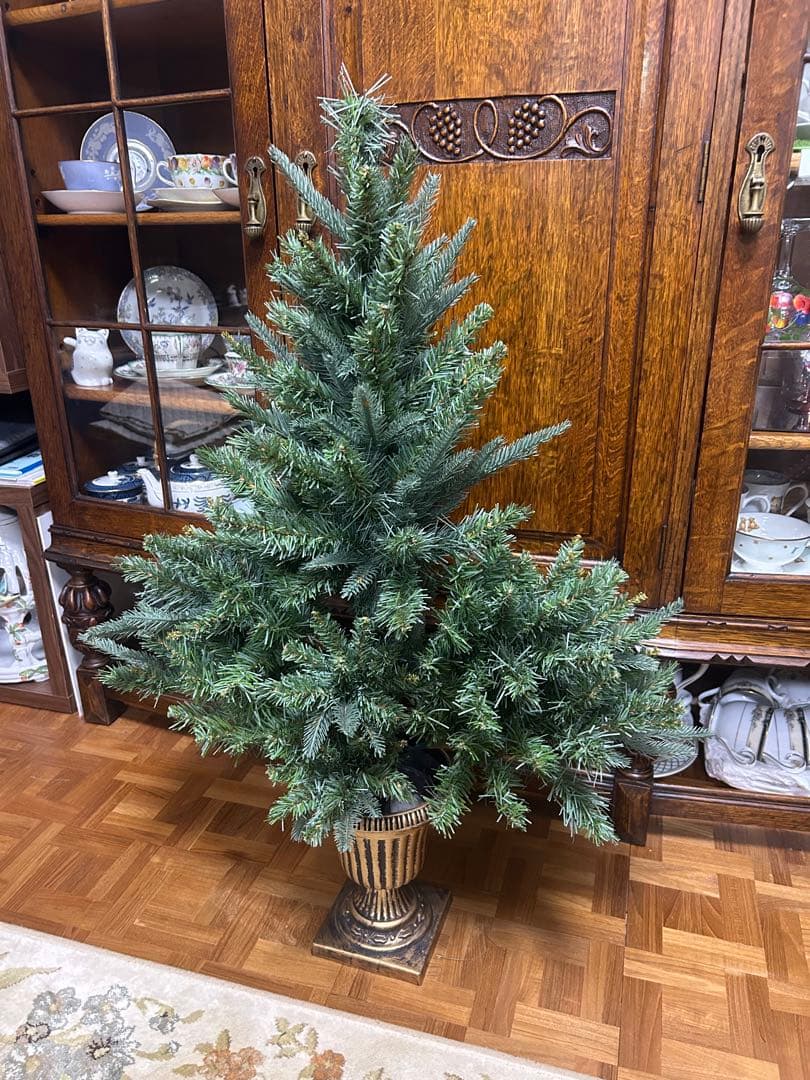 ハルモニア　クリスマスツリー　アンティーク調　90cm