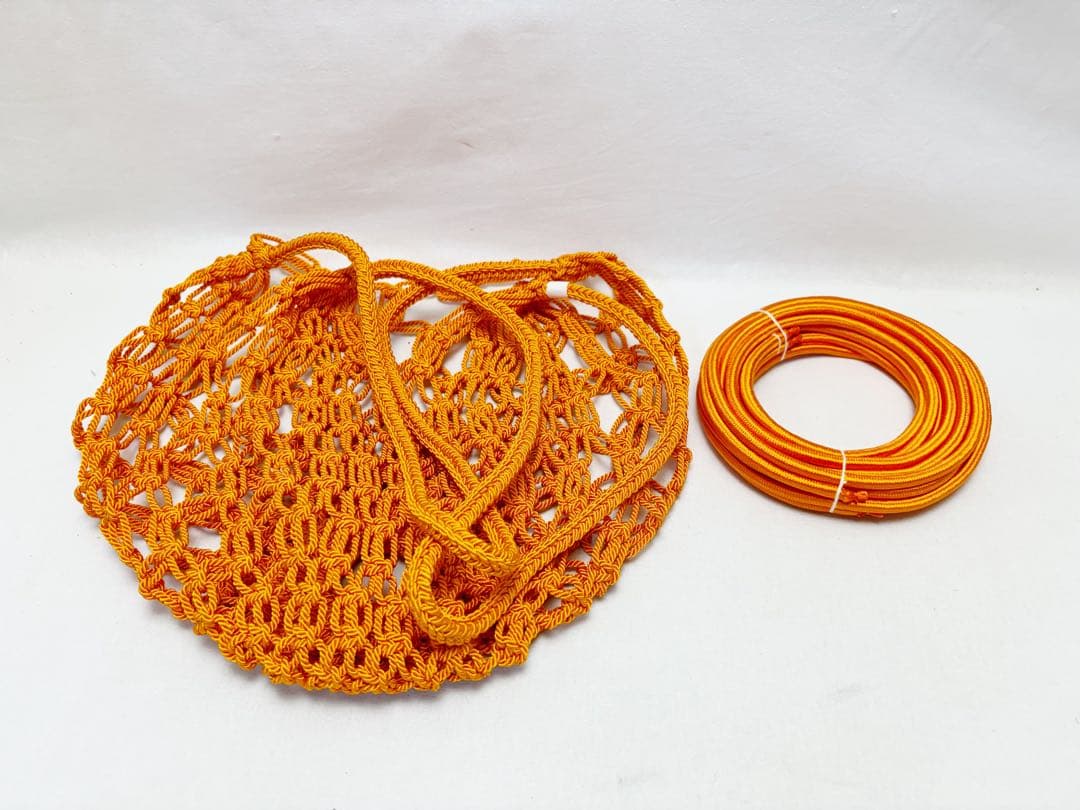 未使用 茶道具 菁宝作 仁清写 藤 飾壺 口覆仕服 網 飾り紐3本 口紐付共箱