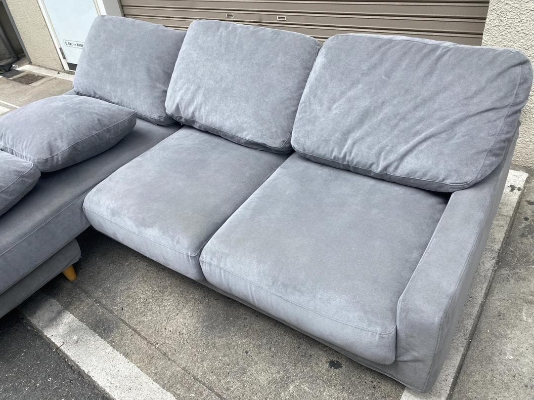 A573♠️blocco LEON 3人掛けカウチソファ 3Pソファ 高級ソファ