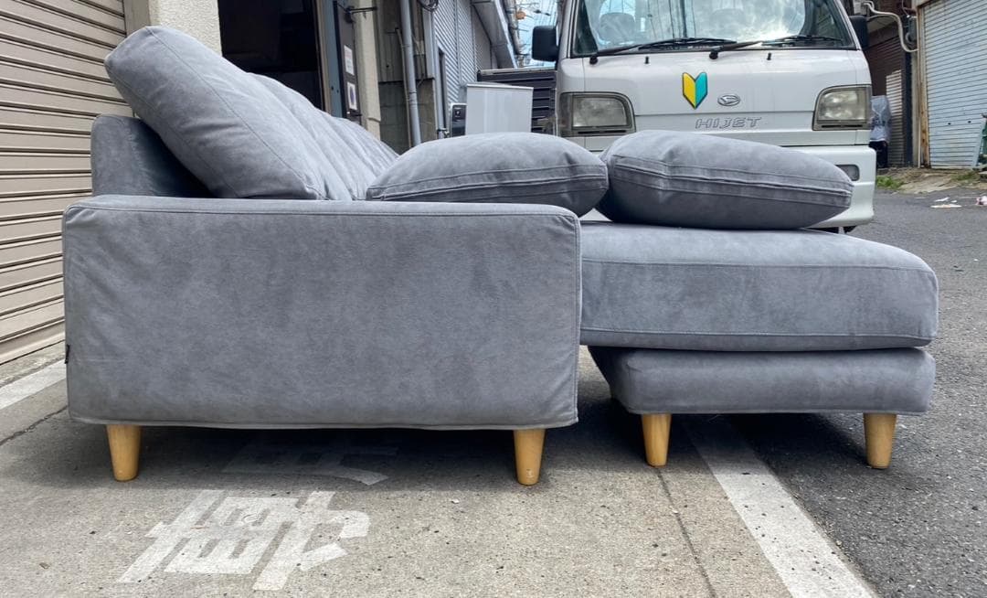 A573♠️blocco LEON 3人掛けカウチソファ 3Pソファ 高級ソファ