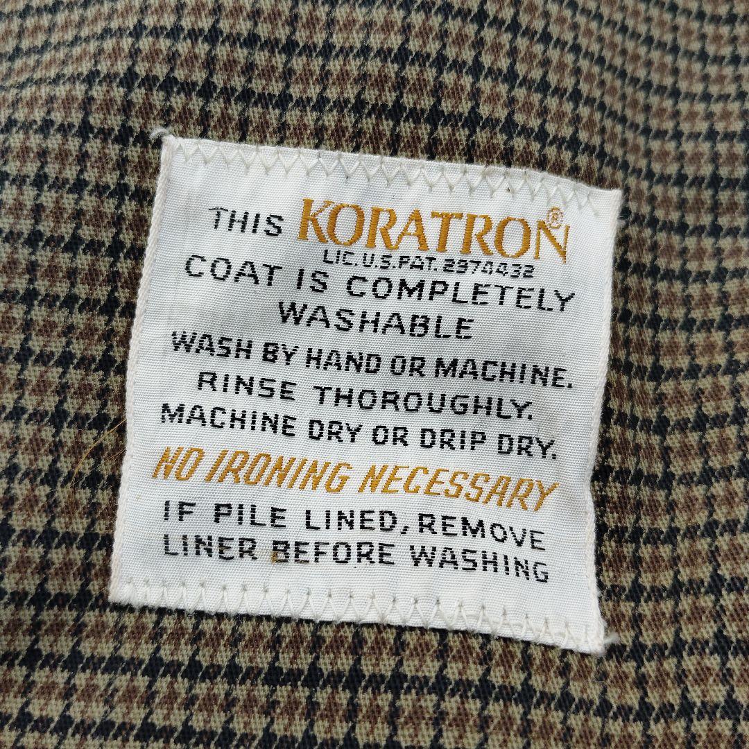 60~70年代ごろ KORATRON ガンクラブチェックコート